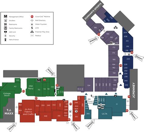 northpark mall store map